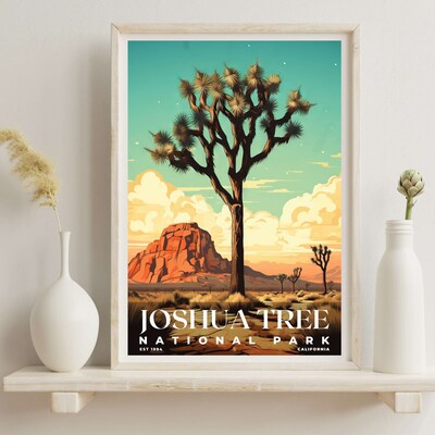 Joshua Tree National Park Poster, Travel Art, Office Poster, Home Decor | S7 - image6